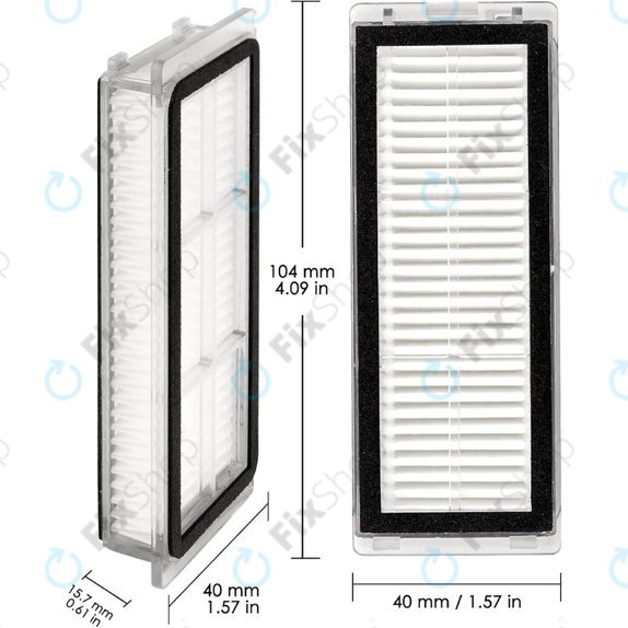 HEPA-Filter, 2 Stk. für Xiaomi Dreame L20 Ultra, X20 Pro, X20 Pro Plus