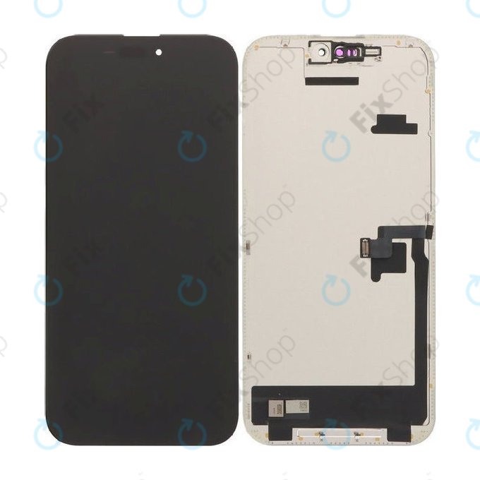 Display Soft OLED 120Hz für iPhone 16 Pro Max, Touchscreen-Glas mit Rahmen, FixPremium PRO