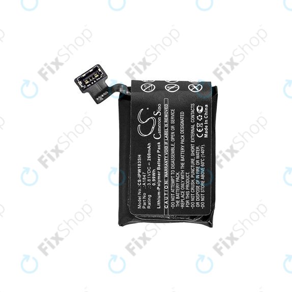 Apple Watch 3 38mm - Akku Batterie A1847 (GPS Version) 260mAh HQ