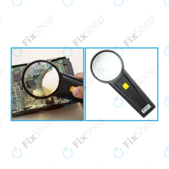 Pro'sKit 8PK-MA006 - Professionelle beleuchtete Lupe (4X)