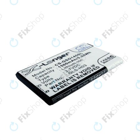 Akku batterie für Gigabyte GSmart G1345, 1500mAh, Li-Ion, 3.7V, GLS-H03, HQ