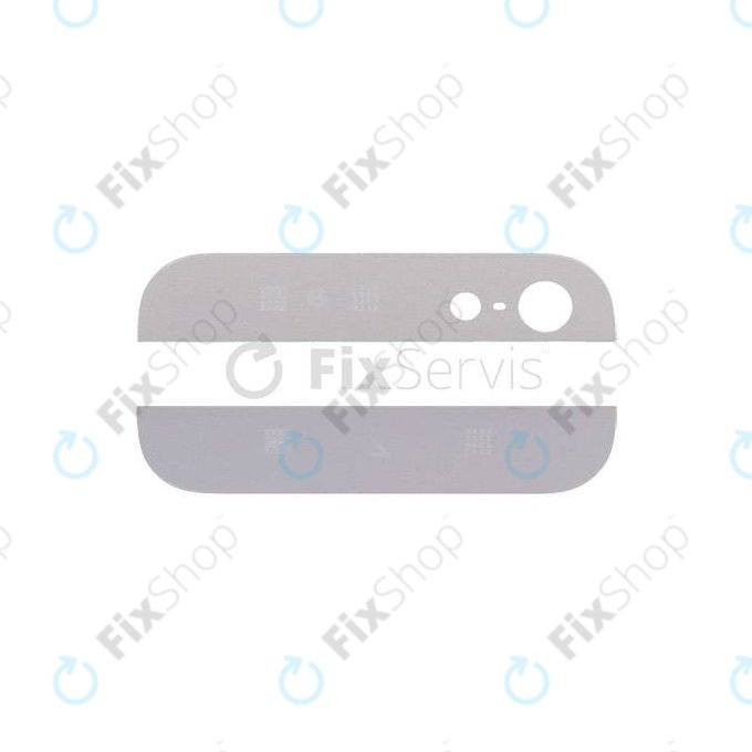 Apple iPhone 5 - Hintere Glas Leiste Schienen (White)