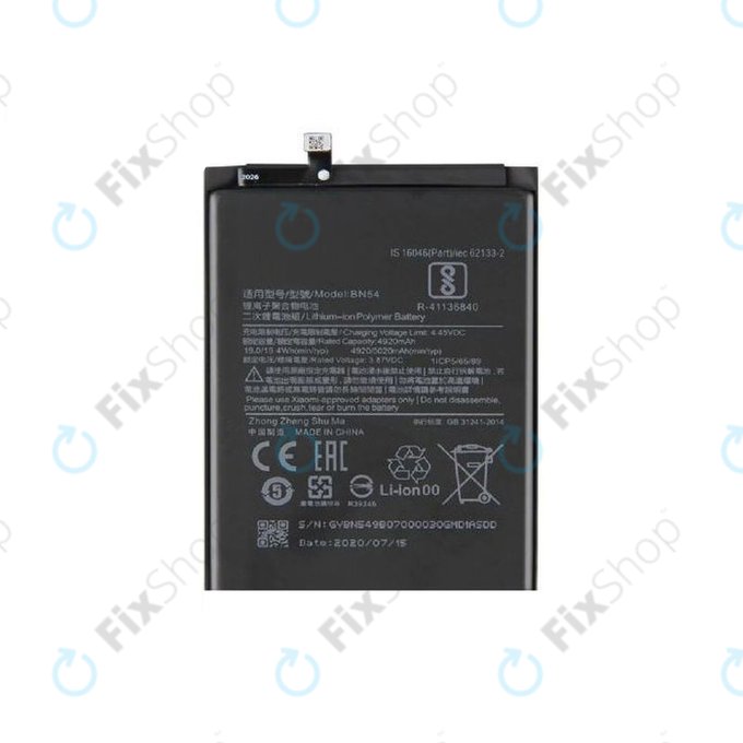 Xiaomi Redmi 9, 9A, Note 9 - Akku Batterie BN54 5020mAh