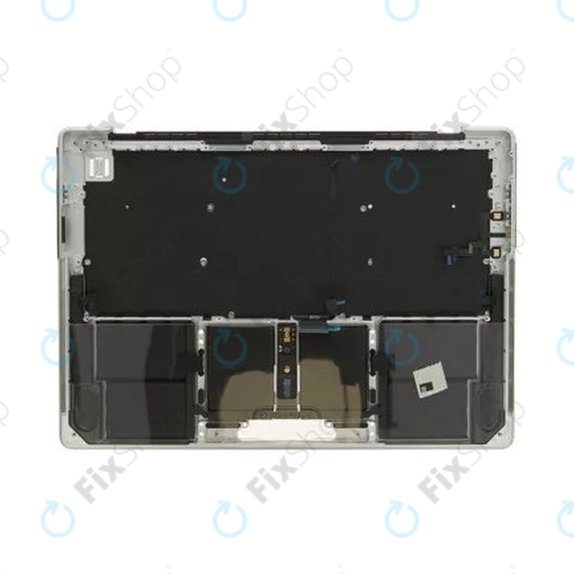 Oberer Tastaturrahmen für MacBook Pro 14", A2442 (2021), A2779 (2023), mit US-Tastatur und Akku, Silver, 661-32211, Genuine Apple