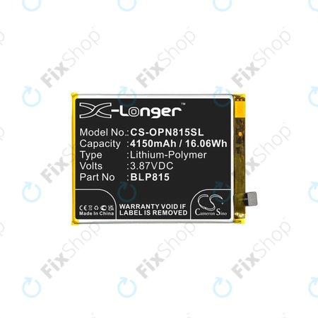 OnePlus Nord N10 5G - Akku Batterie BLP815 4150mAh HQ