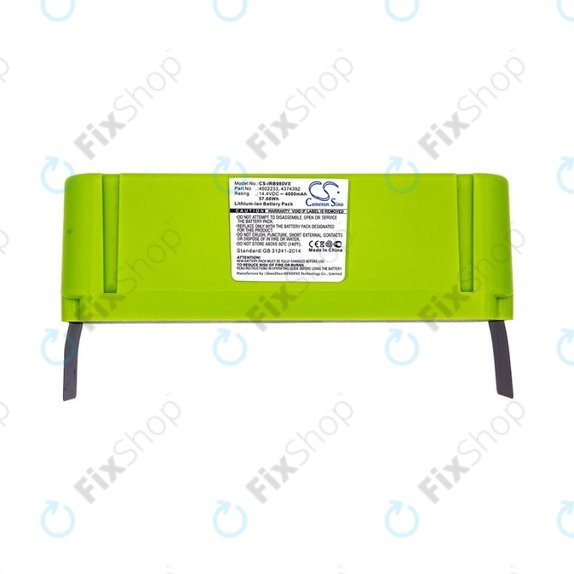 iRobot Roomba 600, 800, 900-series - Akku Batterie 4502233, 4374392, 2130LI Li-Ion 14.4V 4000mAh HQ