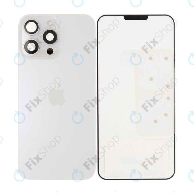 Backcover Glas für iPhone 16 Pro Max | White Titanium | 661-44959 | Genuine Apple