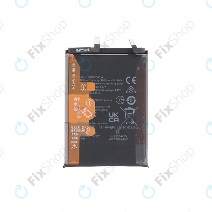 Akku Batterie für Honor 70, 4800mAh, HB506390EFW