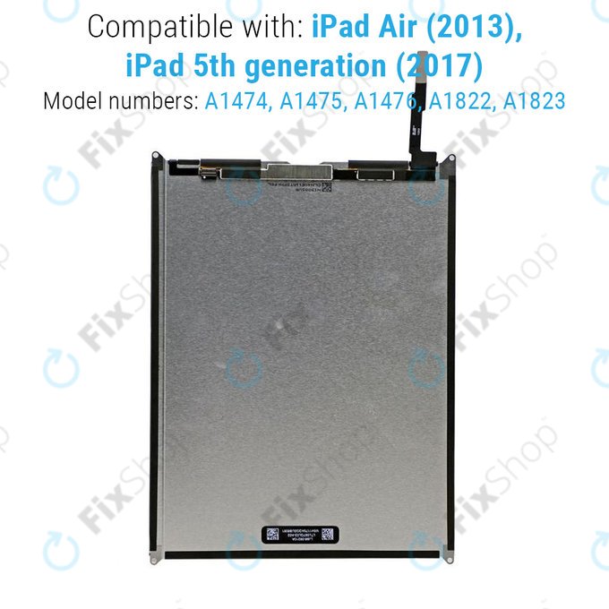 Apple iPad Air, iPad (5th Gen 2017) - LCD Display