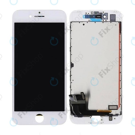 Apple iPhone 7 - LCD Display + Touchscreen Front Glas + Rahmen (White) In-Cell FixPremium