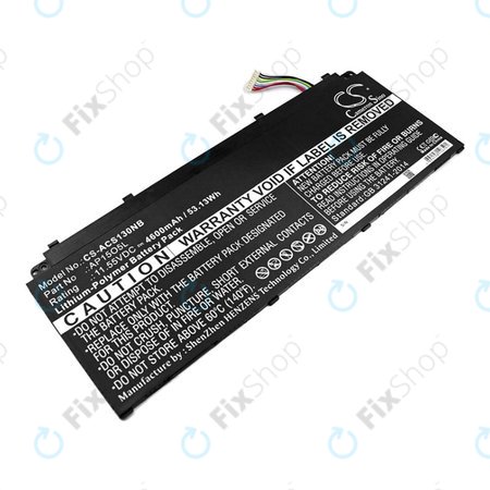 Akku batterie für Acer Aspire S13, Chromebook R13, 4600mAh, Li-Pol, 11.55V, AP15O3K, HQ