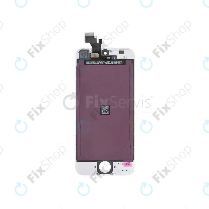 Apple iPhone 5 - LCD Display + Touchscreen Front Glas + Rahmen (White) TFT