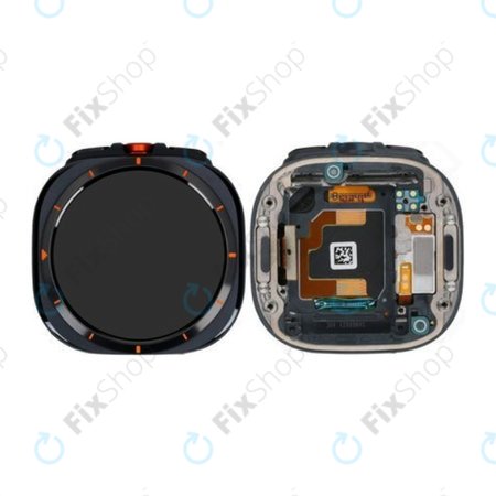Samsung Galaxy Watch Ultra (LTE) SM-L705U - LCD Display + Touchscreen Front Glas + Rahmen (Dark Grey) - GH82-35194A Genuine Service Pack