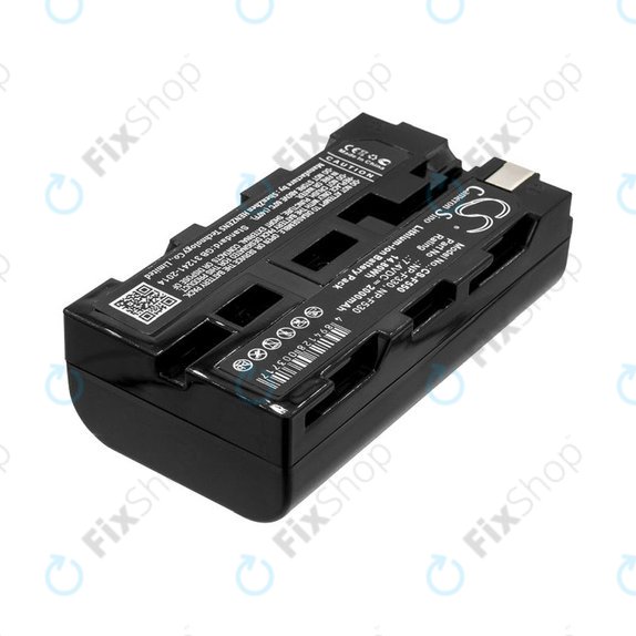 Akku batterie für Feelworld Monitor, Sony UPX-2000, 2000mAh, Li-Ion, 7.4V, NP-F330, NP-F570, HQ