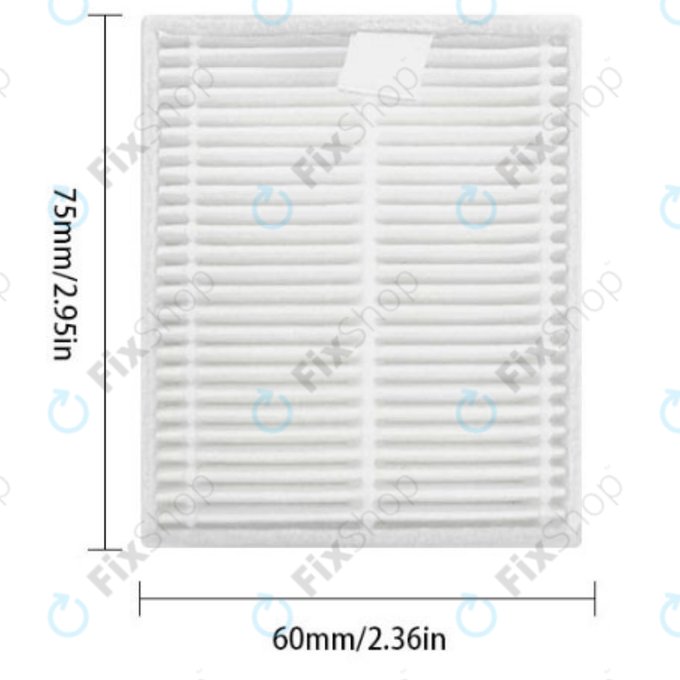Staubfilter, 2 Stk. für Xiaomi Roborock Q7 M5, Q7 M5+, Q7 L5, Q7 L5+