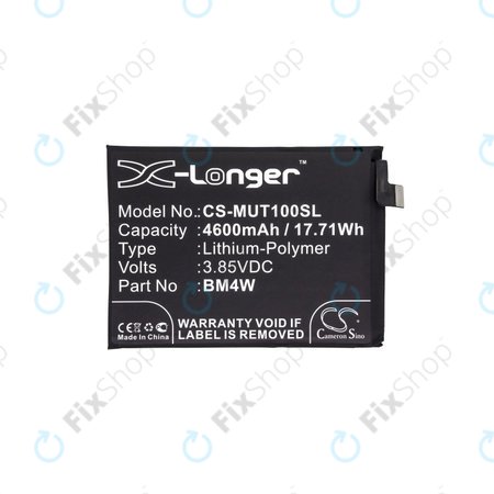 Xiaomi Mi 10T Lite 5G, Redmi Note 9 Pro 5G - Akku Batterie BM4W 4600mAh HQ