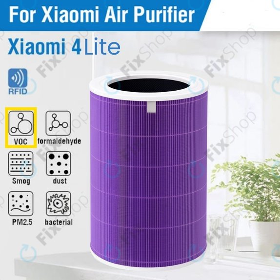 Xiaomi Mi Air Purifier 4 Lite - HEPA-Filter (Geruchsneutralisierend) (Lila)