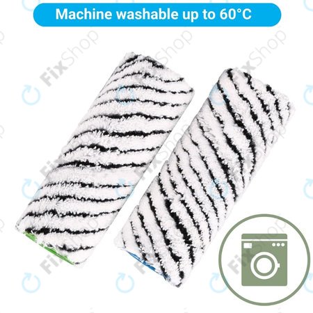 Kärcher FC 3, FC 5, FC 7 - Walzen-Set für Steinoberflächen (Schwarz)