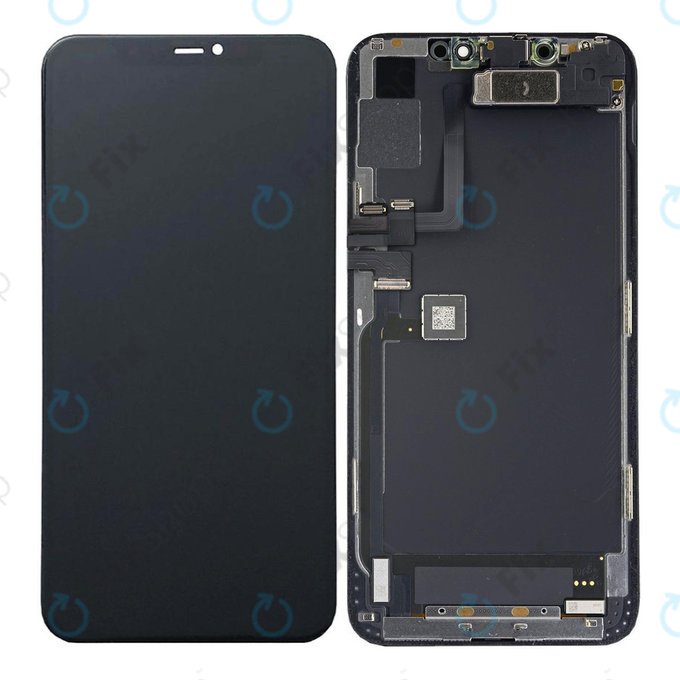 Apple iPhone 11 Pro Max - LCD Display + Touchscreen Front Glas + Rahmen - 661-14099 Genuine Service Pack