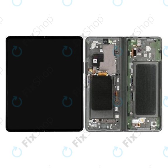 Samsung Galaxy Z Fold 3 F926B - LCD Display + Touchscreen Front Glas + Rahmen (Phantom Green) - GH82-26283B Genuine Service Pack