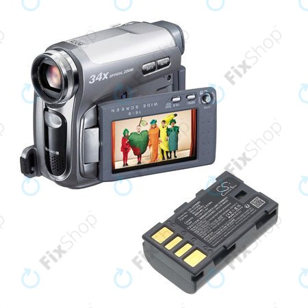 Akku batterie für JVC Gr-D850ek, 800mAh, Li-Ion, 7.4V, BN-VF808, HQ