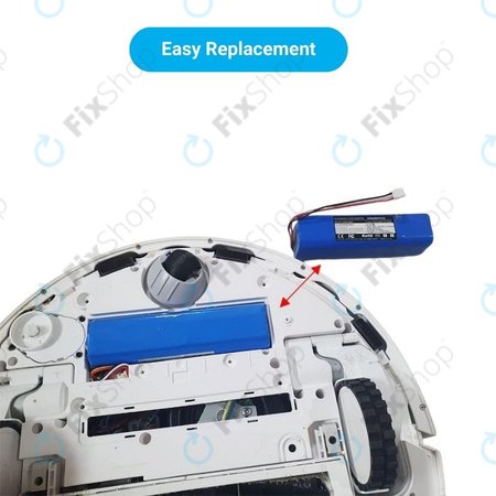 Xiaomi Roidmi EVE Plus, Viomi, Lydsto, Proscenic, Tefal - Akku Batterie XJT-2P4S-5200 Li-Ion 14.4V 5200mAh