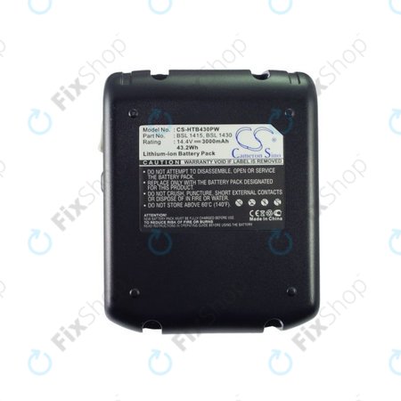 Akku batterie für Hitachi C 14dsl, Dv 14dbl, Wh 14dbl, 3000mAh, Li-Ion, 14.4V, BSL 1415, BSL 1430, HQ