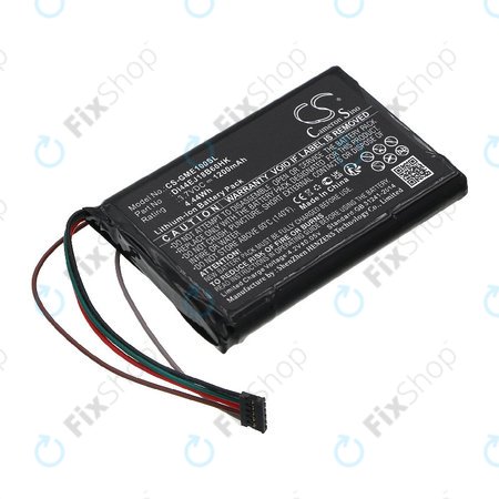 Batterie für Garmin Edge 1000, Explore, 1200mAh, Li-ion, 3.7V, DI44EJ18B60HK, HQ