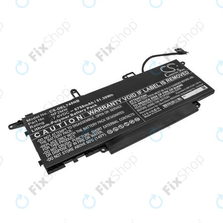 Akku batterie für Dell Latitude 7310 2-in-1, 7400 2-in-1, 6750mAh, Li-Pol, 7.6V, NF2MW, HQ
