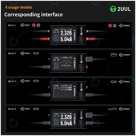 USB-Multimeter (Spannungs- und Strommesser), 2UUL PW11