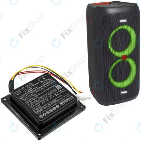 Batterie für JBL Party Box 100, 2600mAh, Li-Ion, 14.4V, SUN-INTE-260, HQ