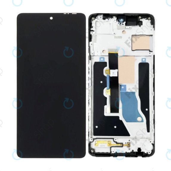 Infinix Note 30 Pro - LCD Display + Touchscreen Front Glas + Rahmen (Magic Black) OLED