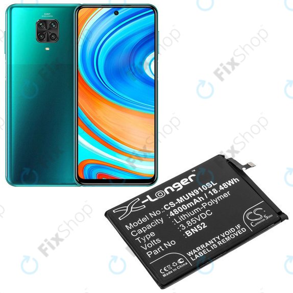 Xiaomi Redmi Note 9 Pro - Akku Batterie BN52 4800mAh HQ