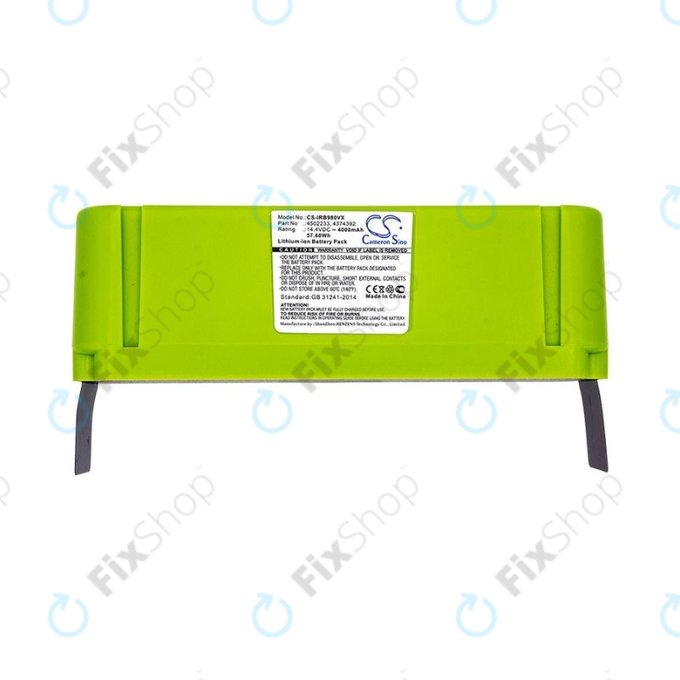 iRobot Roomba 600, 800, 900-series - Akku Batterie 4502233, 4374392, 2130LI Li-Ion 14.4V 4000mAh HQ