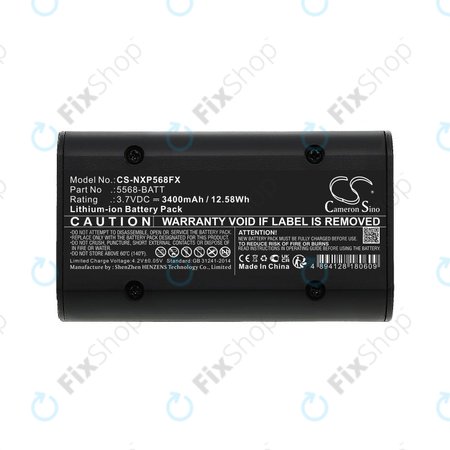 Akku batterie für Nightstick 5566, 5568, 3400mAh, Li-Ion, 3.7V, 5568-BATT, HQ