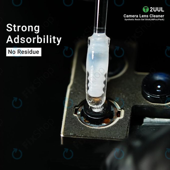 2UUL CL21 - Reinigungsstäbchen für Kameralinsen (48 Stück)