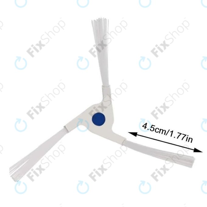 Ecovacs Deebot X2-series - Roidmi EVE Plus - Seitenbürste (Weiß) - 2Stk.