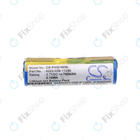 Akku batterie für Philips 8895XL, 750mAh, Li-Ion, 3.7V, 036-11290, HQ