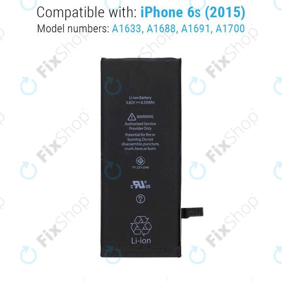 Akku Batterie für iPhone 6S, 1715mAh, Service Pack