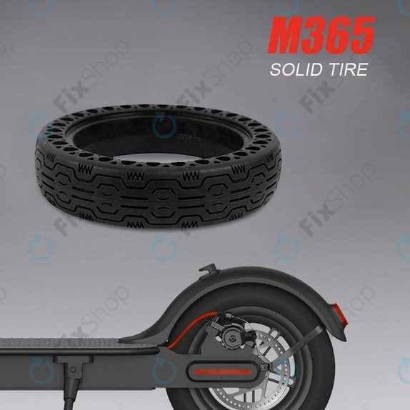 Xiaomi Mi Electric Scooter 1S, 2 M365, Essential, Pro, Pro 2 - Dauerhaft, Schlauchloser Reifen (Typ 2) (Black)
