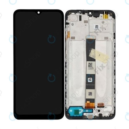 Xiaomi Redmi 9AT - LCD Display + Touchscreen Front Glas + Rahmen (Carbon Gray) - 560001C3LV00 Genuine Service Pack