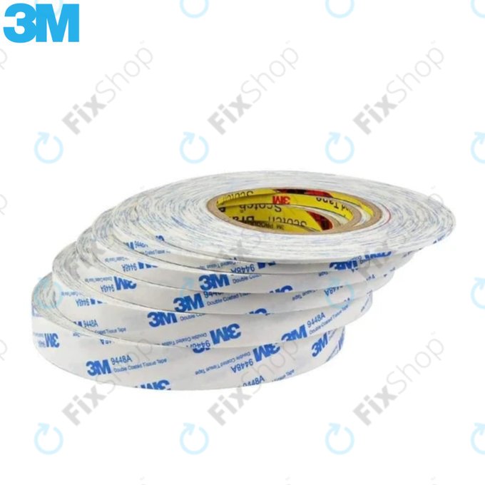 3M - Doppelseitiges Klebeband - 6mm x 50m (Transparent)