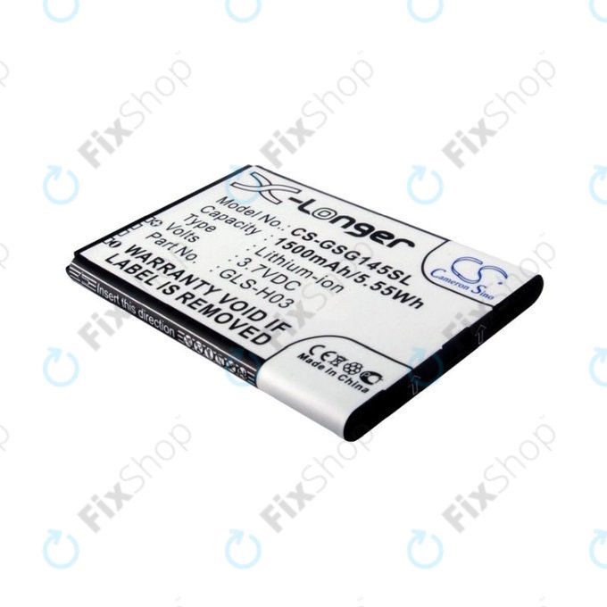 Akku batterie für Gigabyte GSmart G1345, 1500mAh, Li-Ion, 3.7V, GLS-H03, HQ