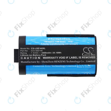 Batterie für Logitech Ultimate Ears Megaboom 3, Ultimate Ears MegaBlast, 3400mAh, Li-Ion, 7.4V, 533-000146, HQ