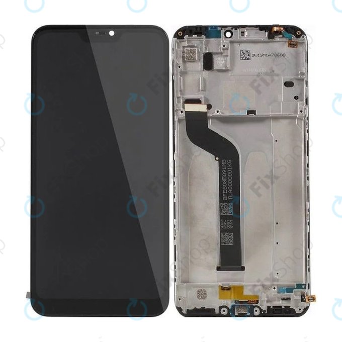 Xiaomi Mi A2 Lite (Redmi 6 Pro) - LCD Display + Touchscreen Front Glas + Rahmen (Black) - 560610035033 Genuine Service Pack