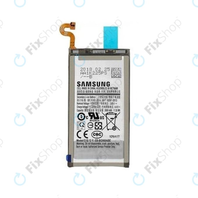 Samsung Galaxy S9 G960F - Akku Batterie EB-BG960ABE 3000mAh - GH82-15963A, GH82-16021A Genuine Service Pack