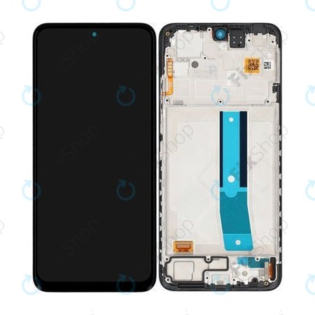 Xiaomi Redmi Note 12S 2303CRA44A - LCD Display + Touchscreen Front Glas + Rahmen (Onyx Black) - 560001K7SR00 Genuine Service Pack