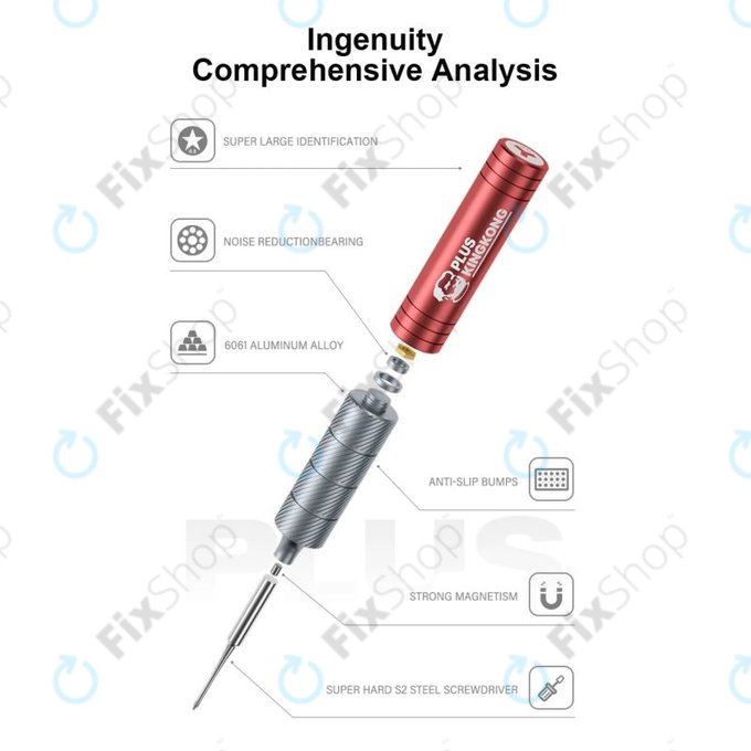 Mechanic KING KONG+ - Torx, Tri-point, Cross Schraubendreher Set - 6Stk.