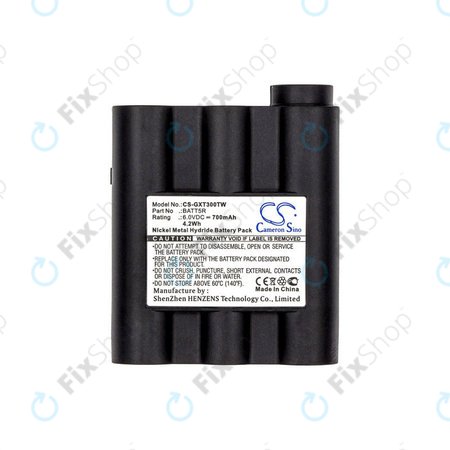 Batterie für Alan G7, Midland GTX-series, 700mAh, Ni-MH, 6V, BATT5R, HQ