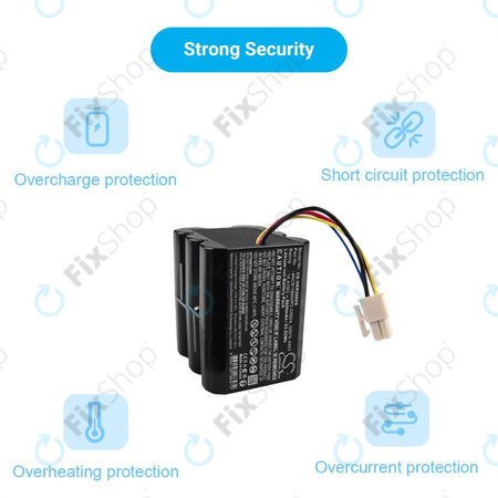 Vorwerk Kobold VR300, Folletto VR300 - Akku Batterie 32579, 4403, 4NCR/18650P2-C002A Li-Ion 14.4V 5800mAh HQ